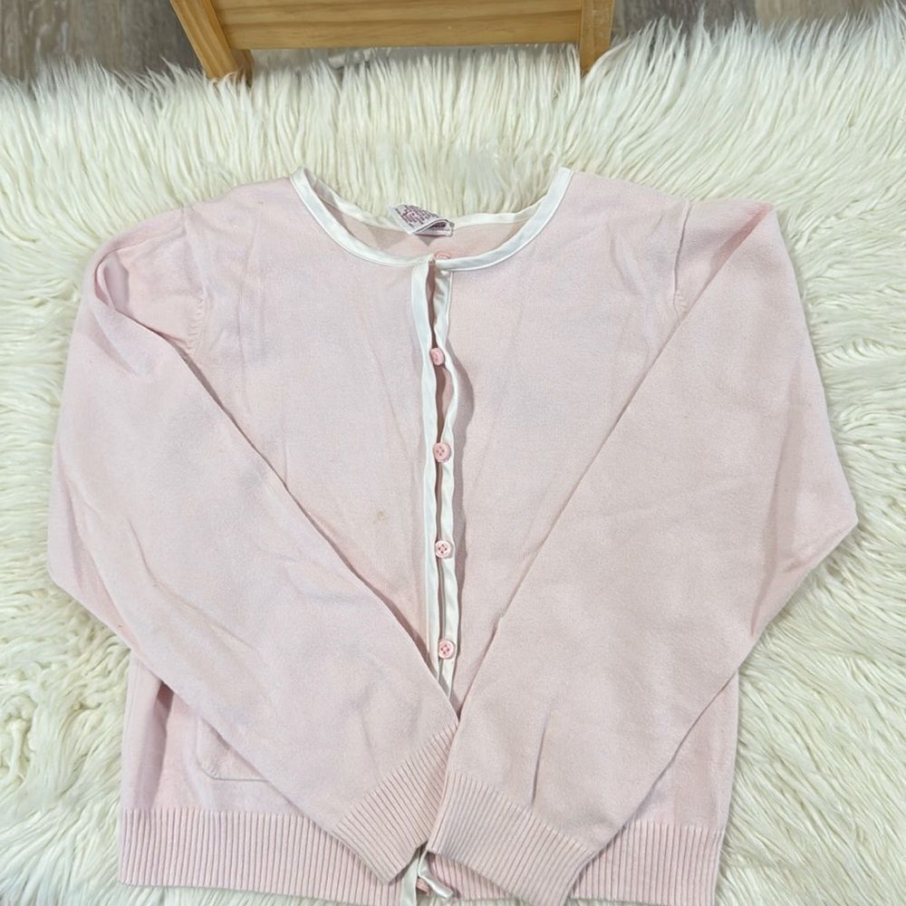 GYMBOREE SOF PINK CARDIGAN SIZE 9